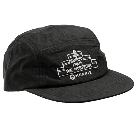 BANNED FROM THE NORTHERN - BLACK - EMBROIDERED 5 PANEL CAP