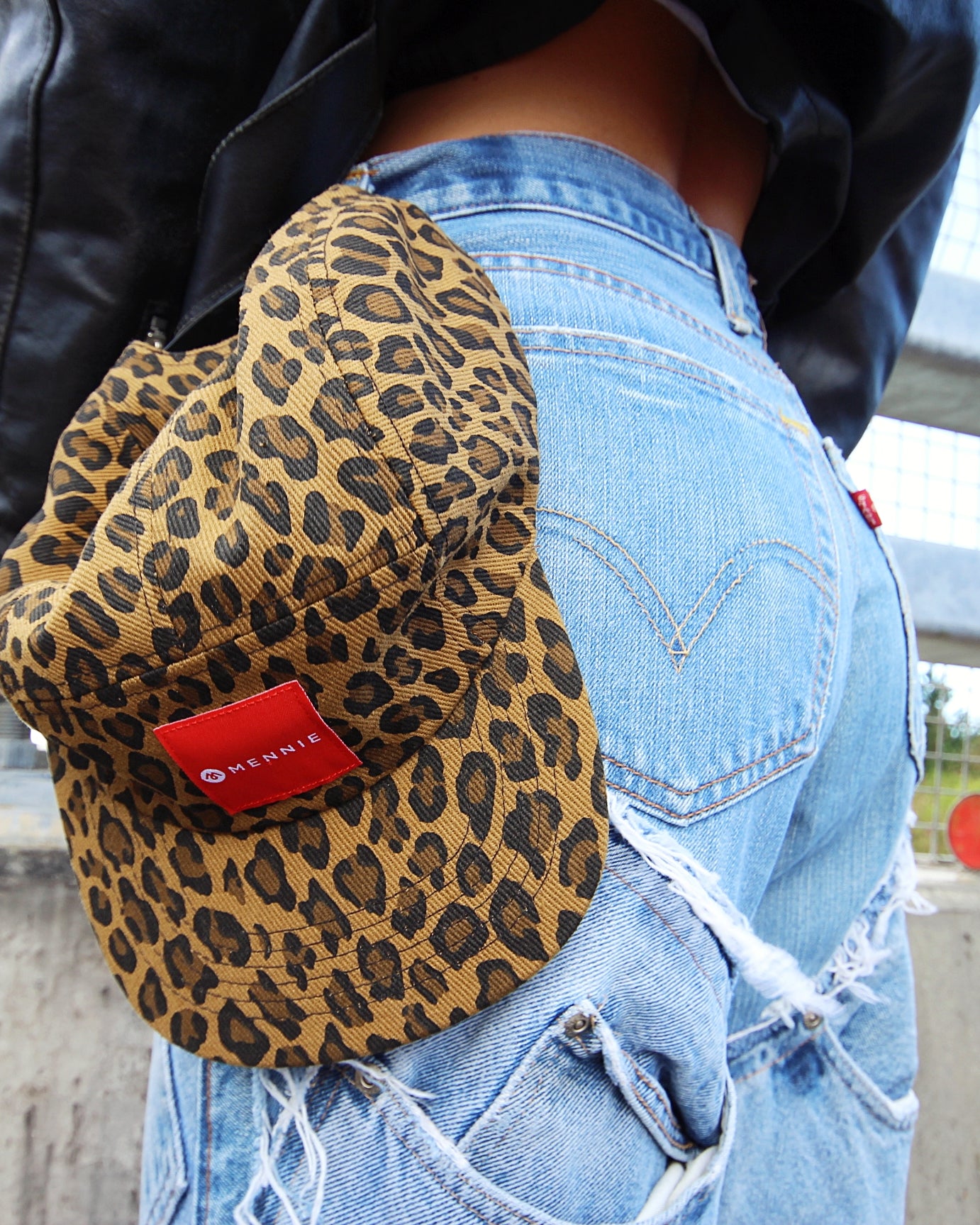 SABOR - LEOPARD PRINT 5 PANEL CAP