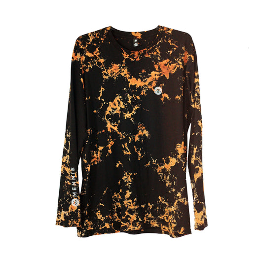 LOVERS Long sleeve acid wash T-shirt