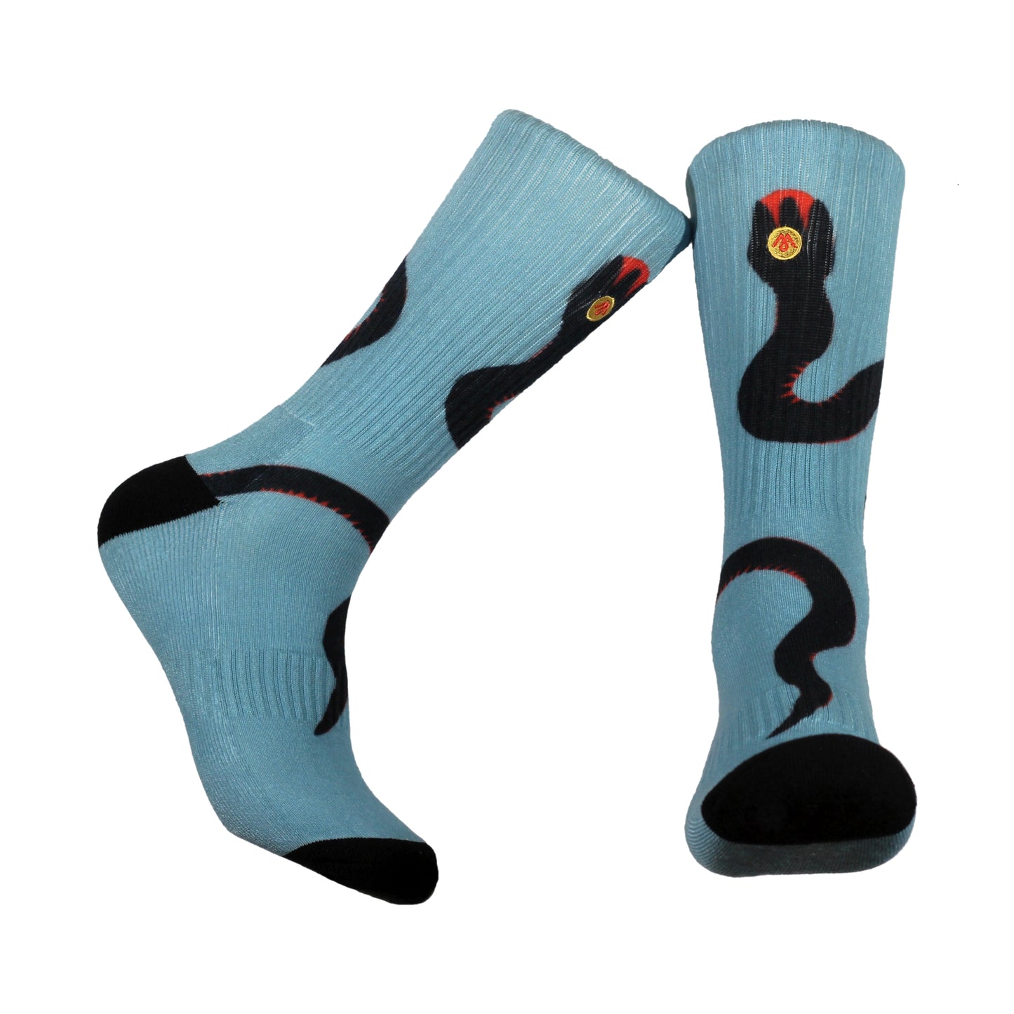RED BELLIED BLACK SNAKE Socks