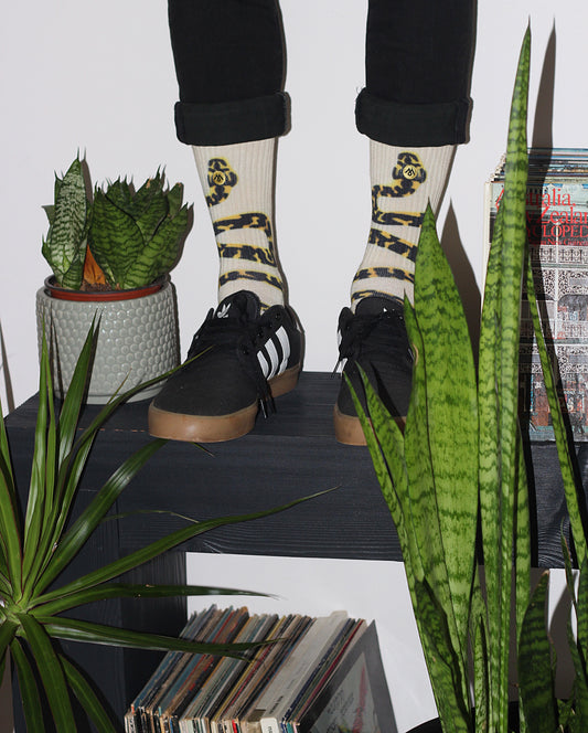 CARPET PYTHON SNAKE / GABUL Socks